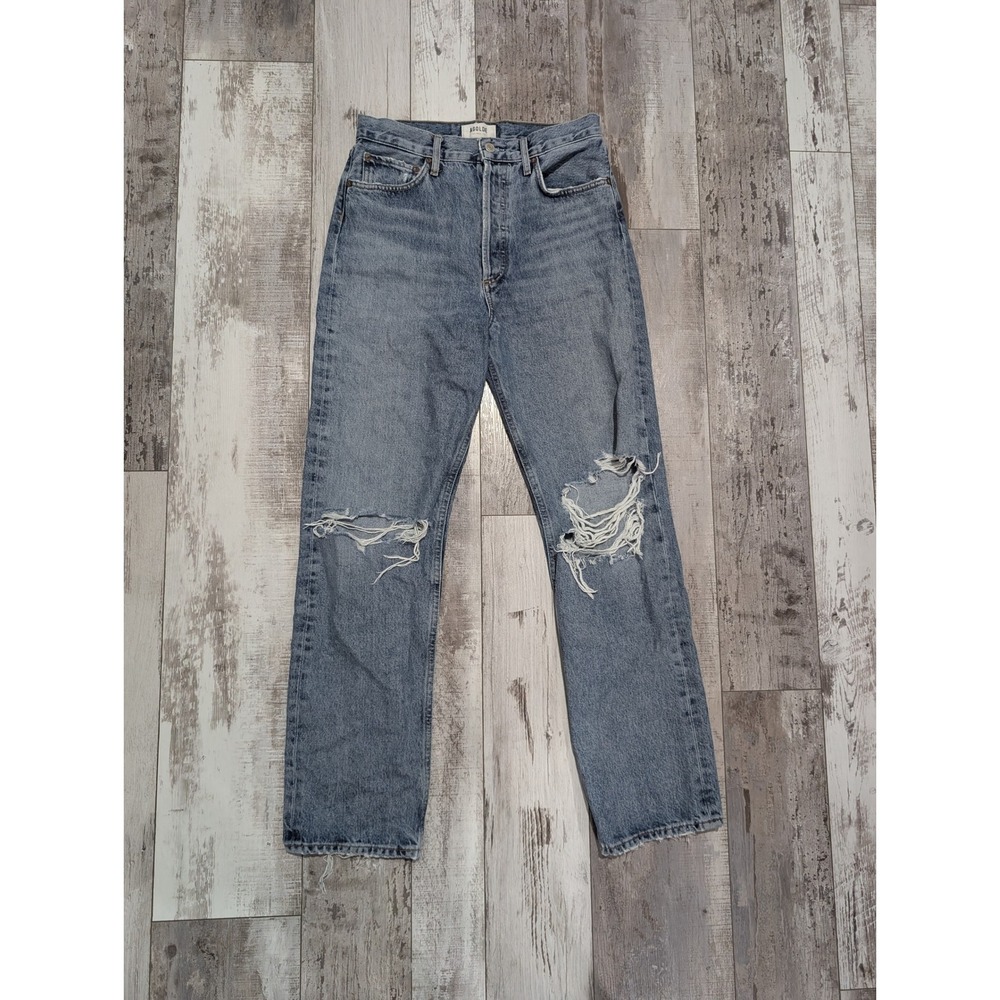 Agolde‎ butterfly button A154c-1206
90s Pinch Waist in Backdrop  size 27
